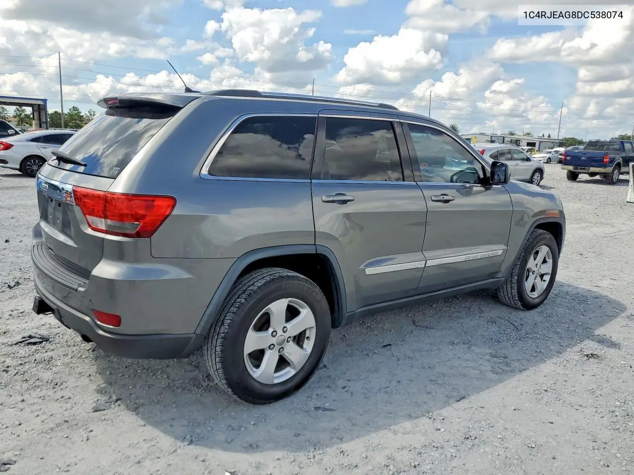 2013 JEEP GRAND CHEROKEE VIN 1C4RJEAG8DC538074 — фото 3
