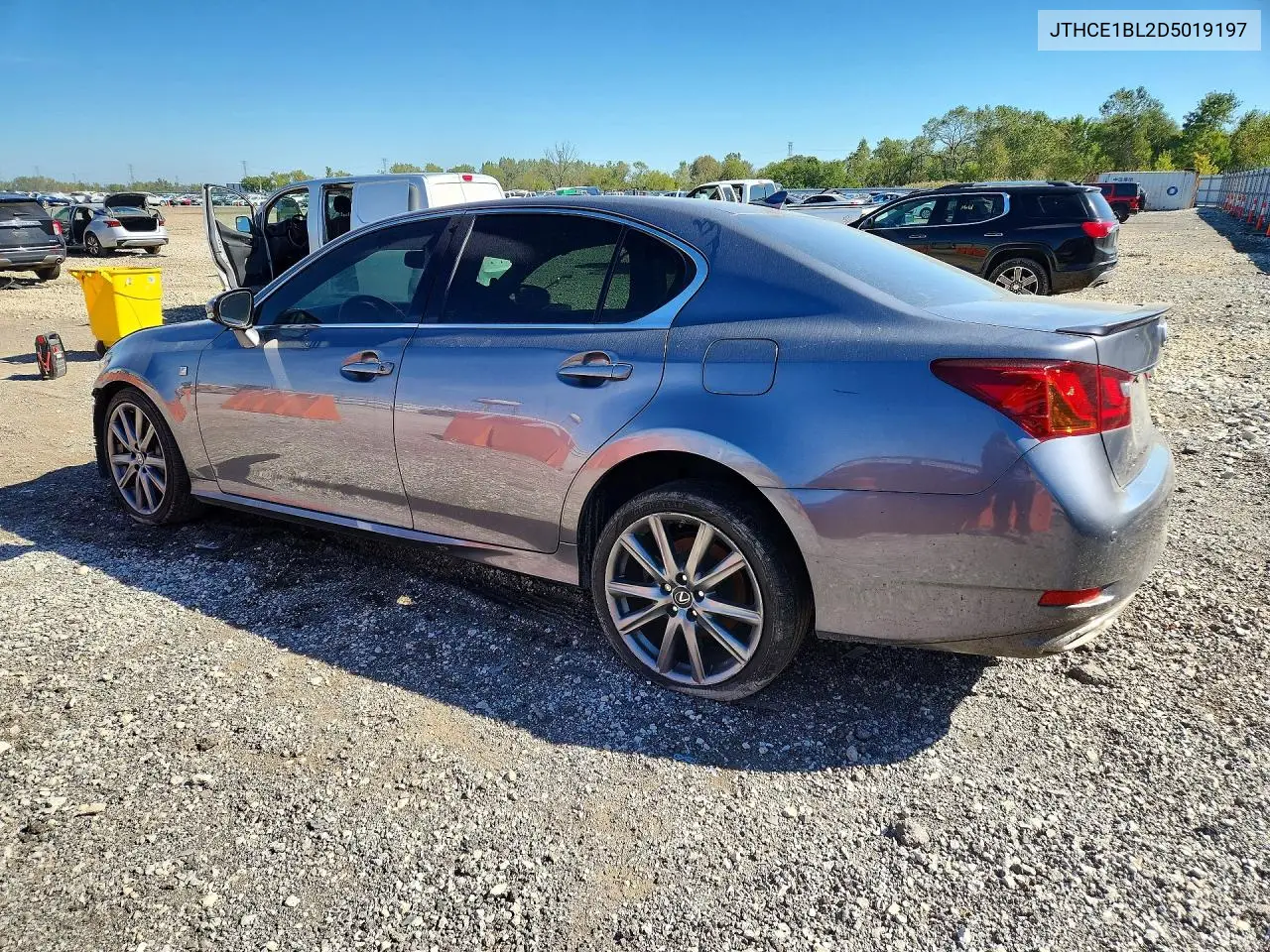 2013 LEXUS GS VIN JTHCE1BL2D5019197 — фото 2