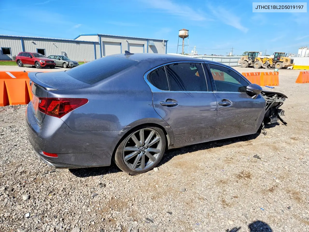 2013 LEXUS GS VIN JTHCE1BL2D5019197 — фото 3