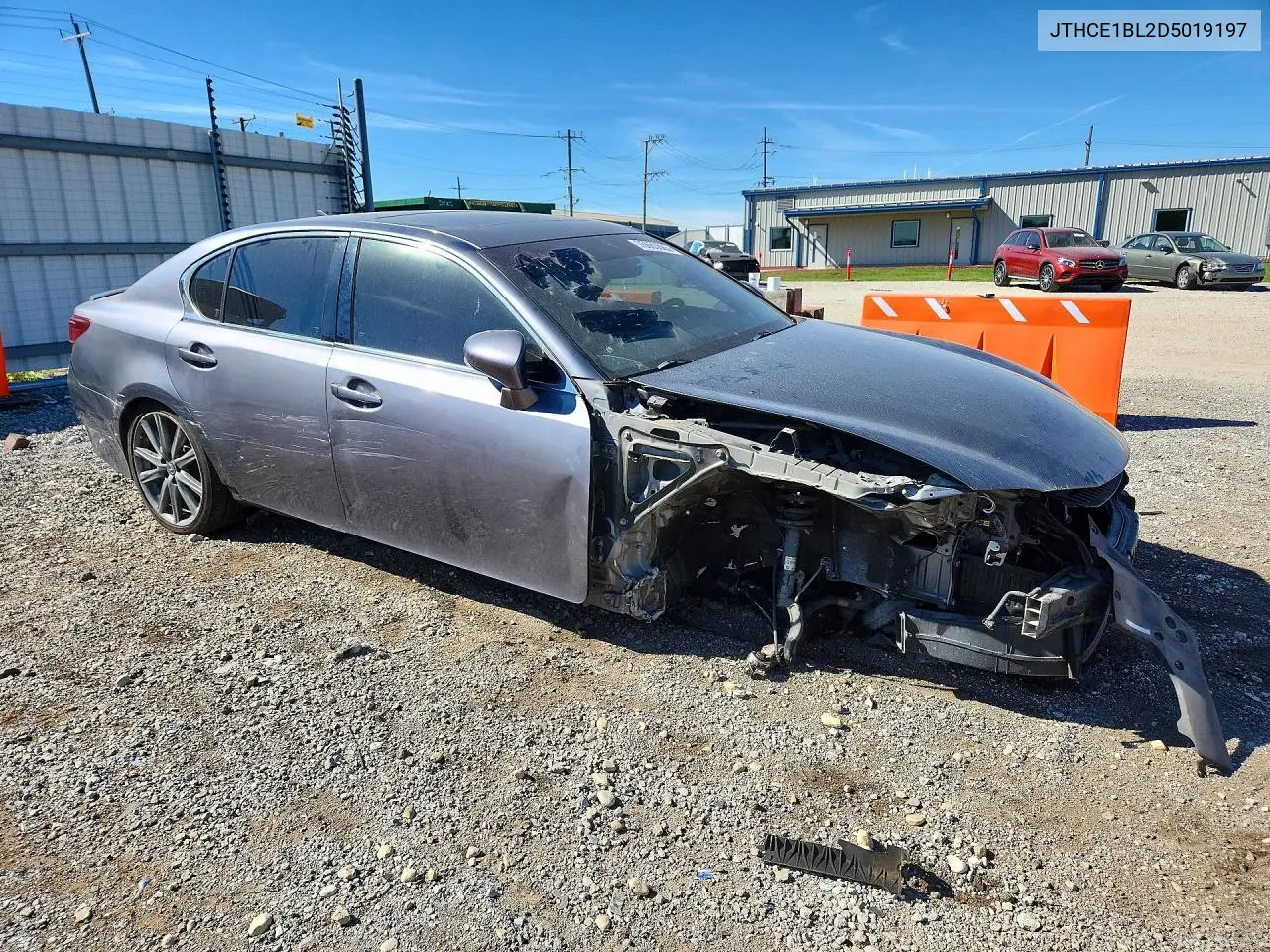 2013 LEXUS GS VIN JTHCE1BL2D5019197 — фото 4