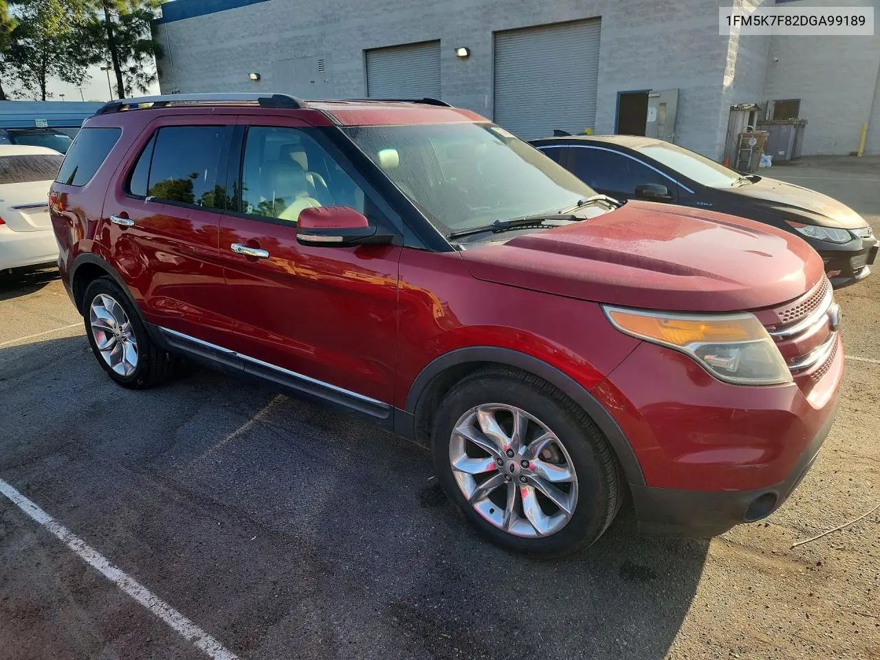 2013 FORD EXPLORER VIN 1FM5K7F82DGA99189 — фото 4
