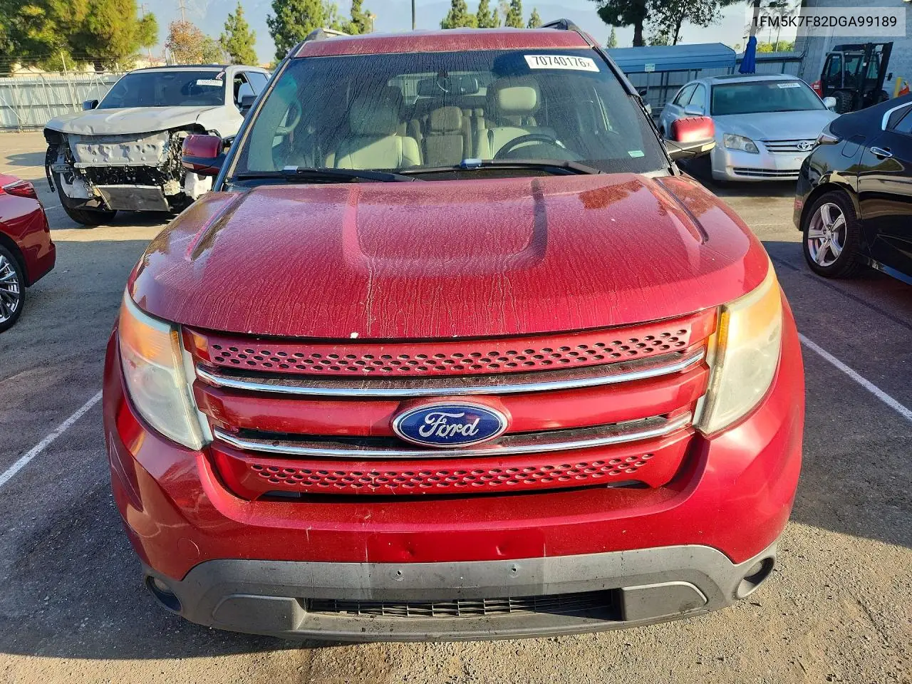 2013 FORD EXPLORER VIN 1FM5K7F82DGA99189 — фото 5