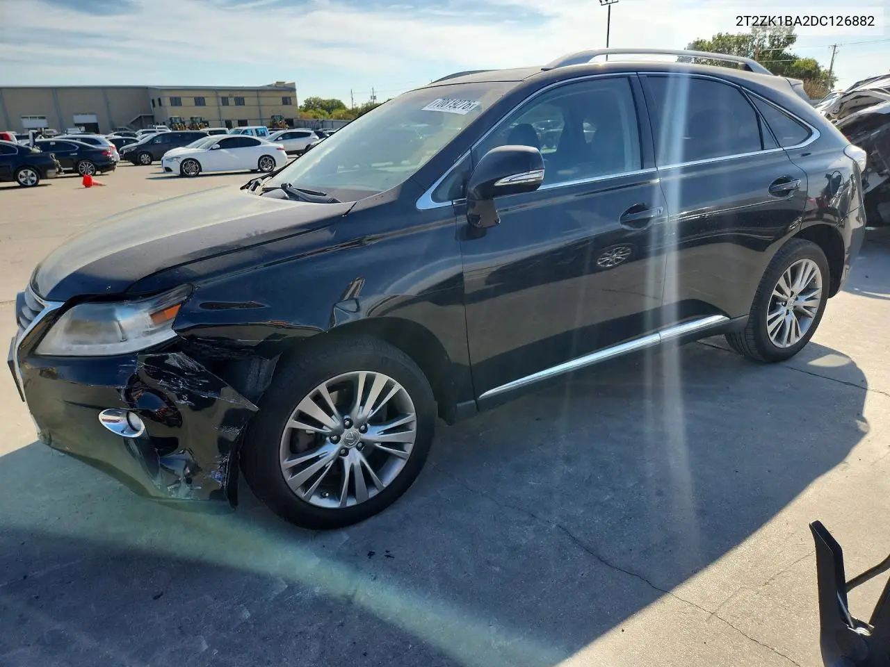 LEXUS RX 2013, VIN 2T2ZK1BA2DC126882