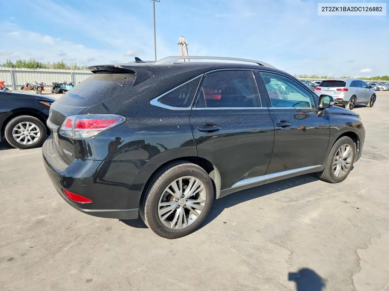 2013 LEXUS RX VIN 2T2ZK1BA2DC126882 — фото 3