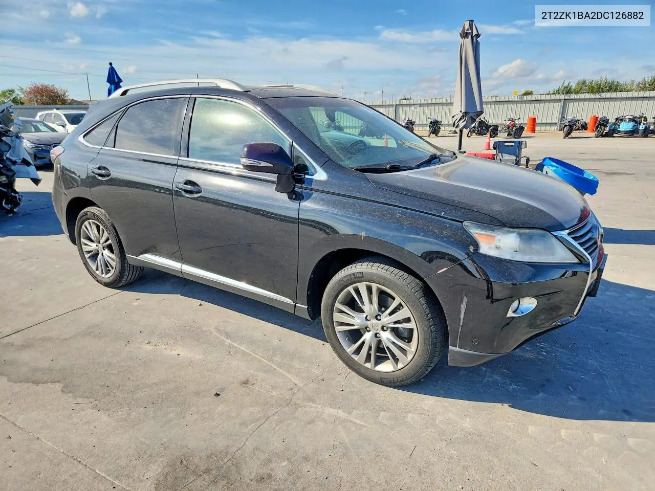 2013 LEXUS RX VIN 2T2ZK1BA2DC126882 — фото 4