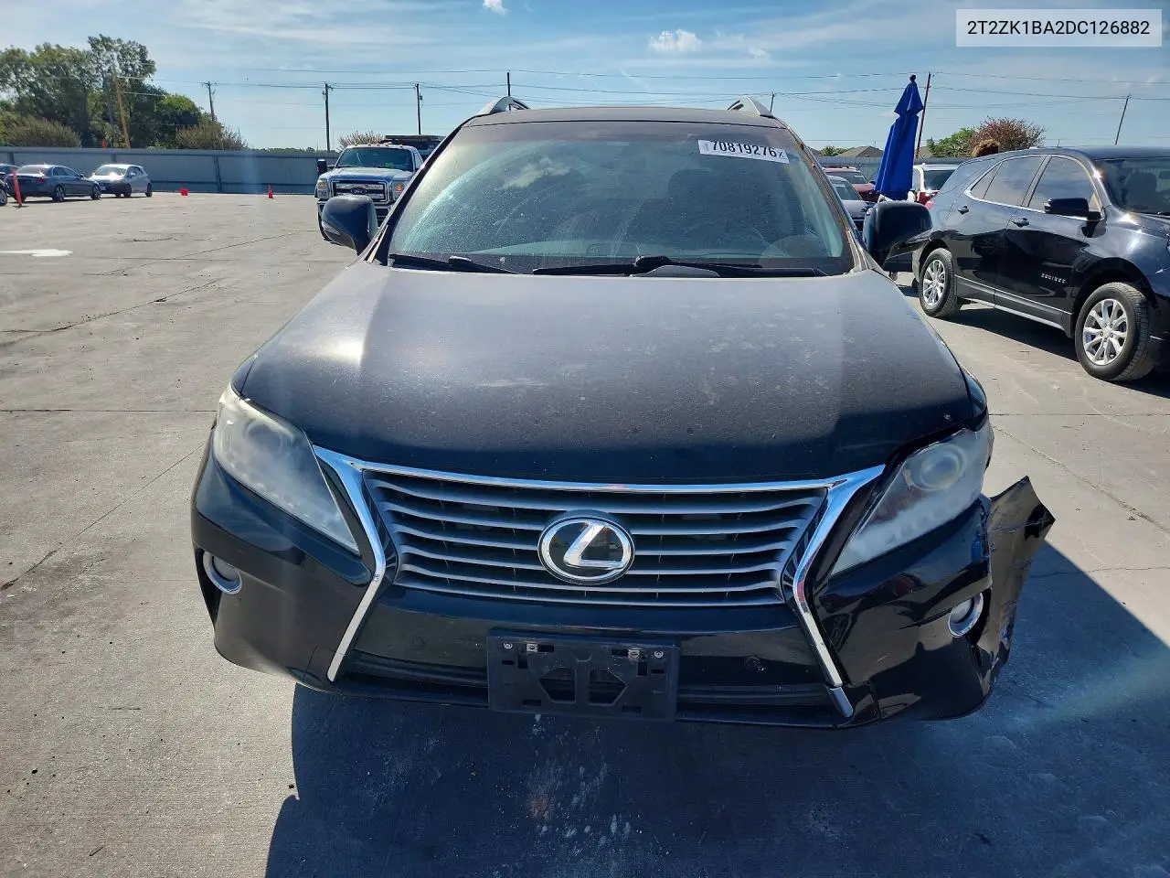 2013 LEXUS RX VIN 2T2ZK1BA2DC126882 — фото 5