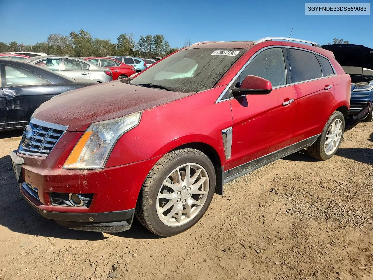 CADILLAC SRX 2013, VIN 3GYFNDE33DS569083