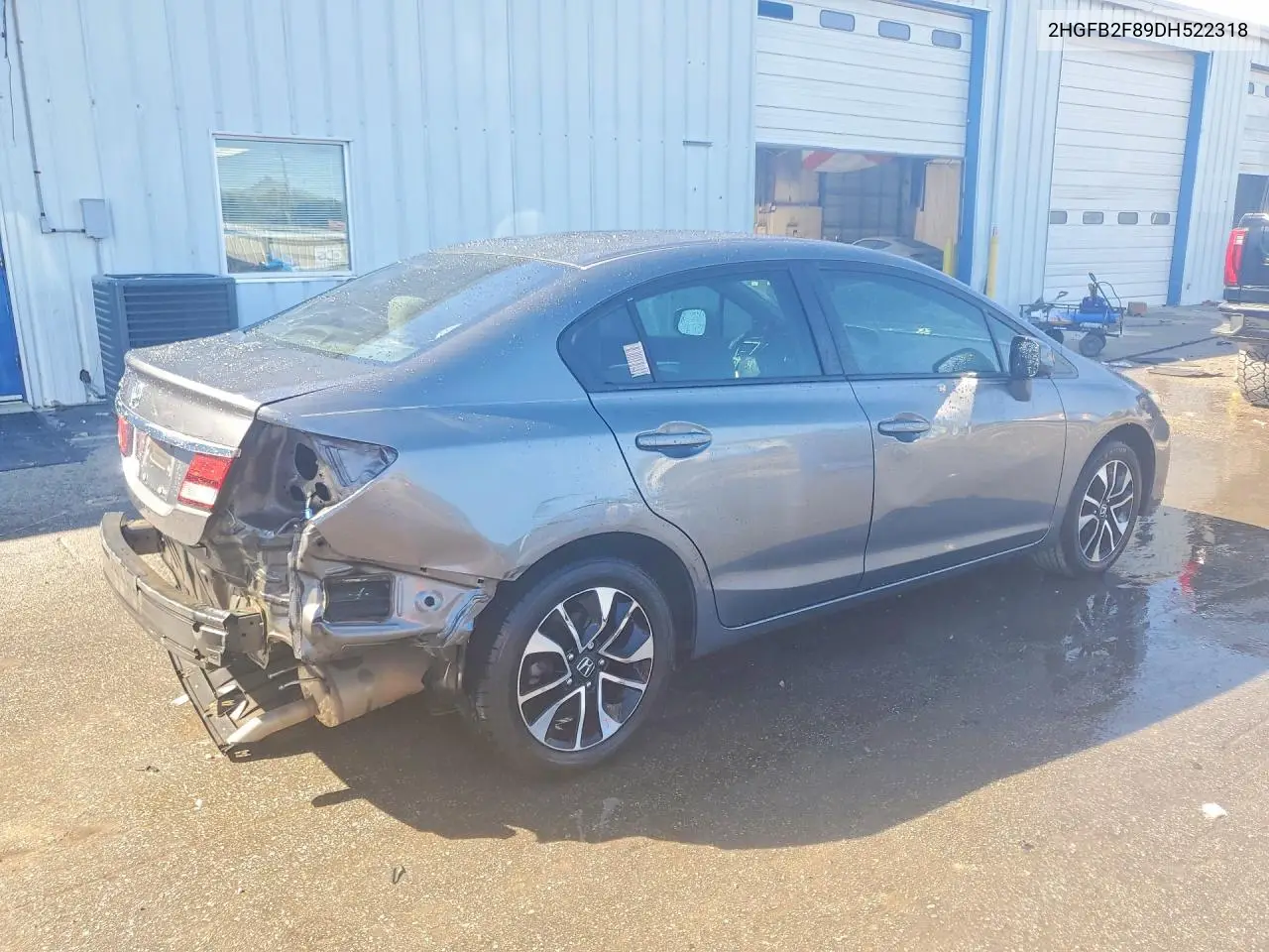 2013 HONDA CIVIC VIN 2HGFB2F89DH522318 — фото 3