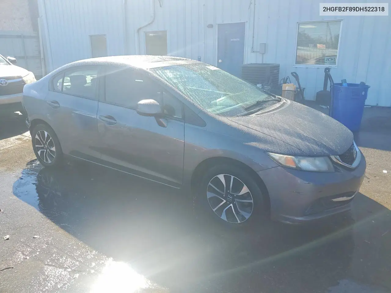 2013 HONDA CIVIC VIN 2HGFB2F89DH522318 — фото 4