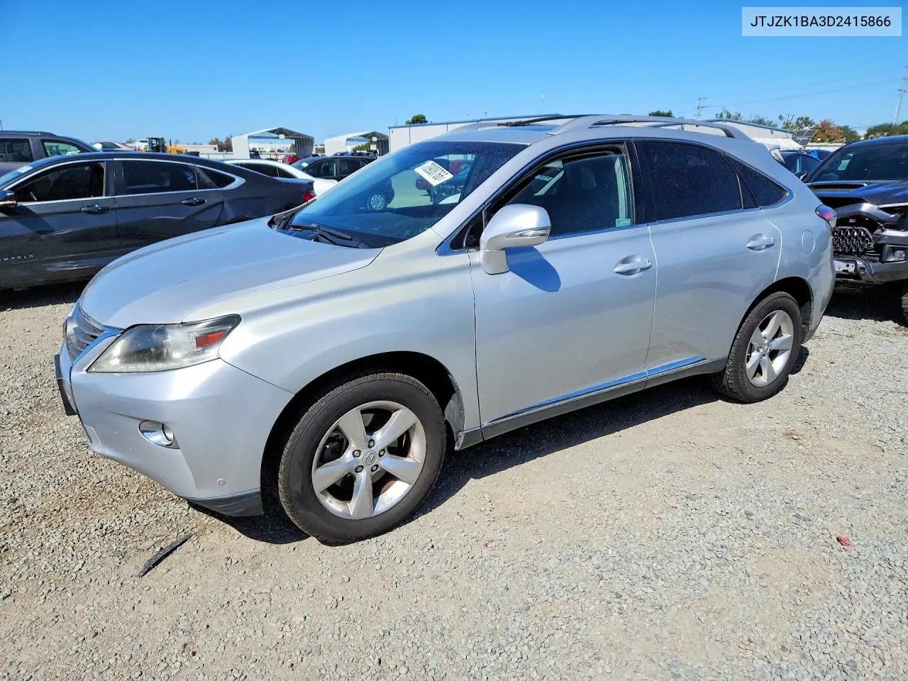 LEXUS RX 2013, VIN JTJZK1BA3D2415866