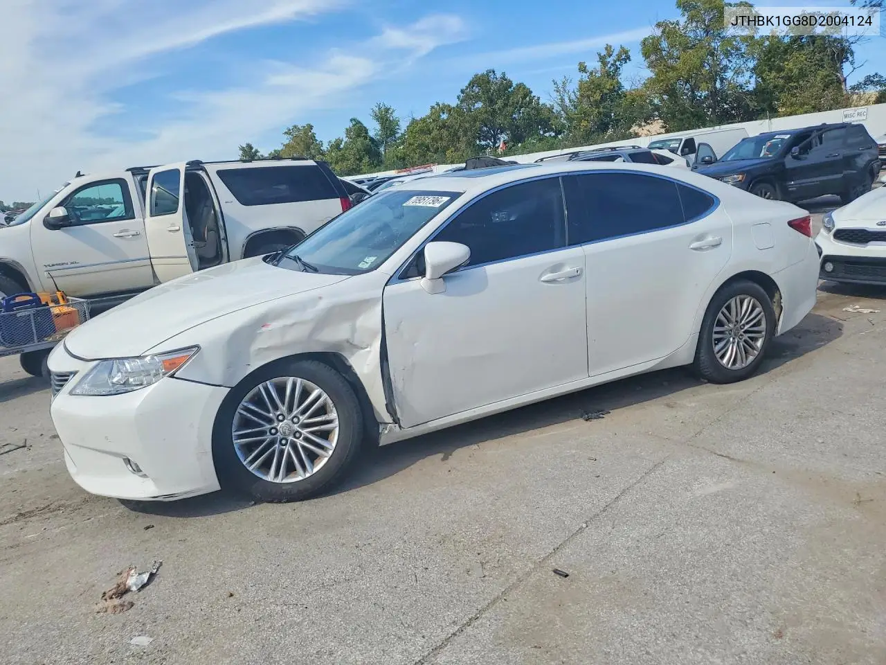 LEXUS ES 2013, VIN JTHBK1GG8D2004124
