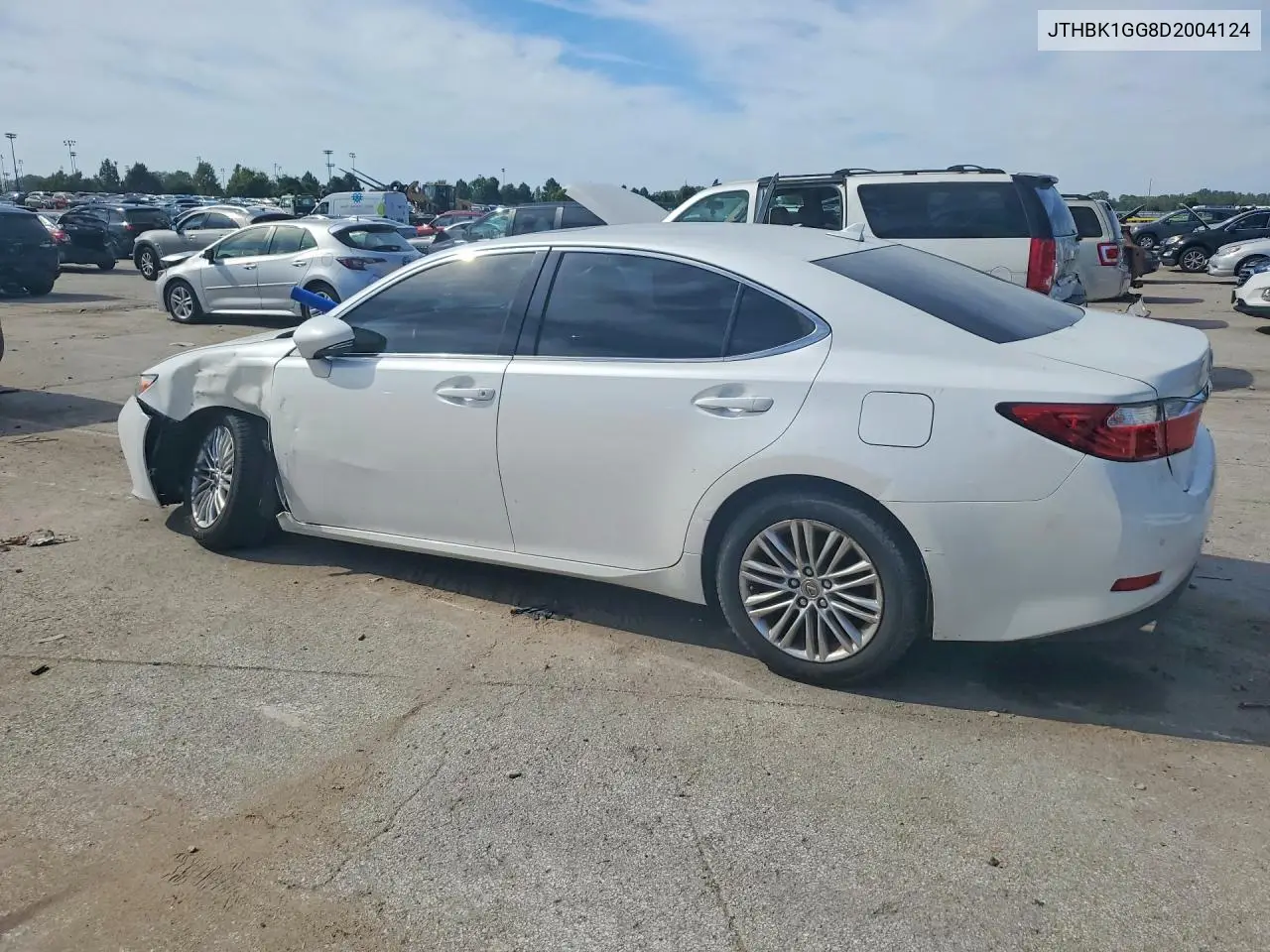 2013 LEXUS ES VIN JTHBK1GG8D2004124 — фото 2