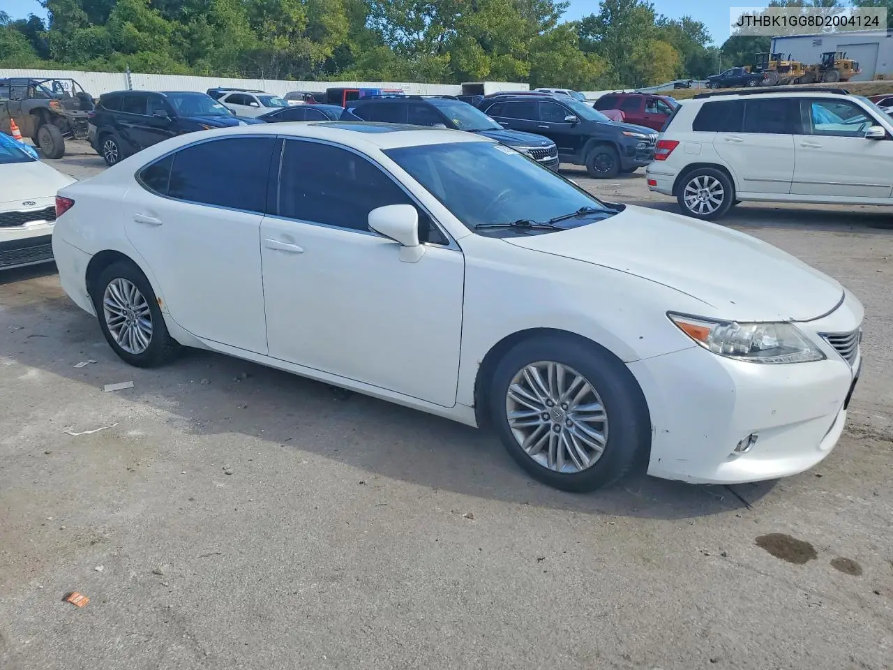 2013 LEXUS ES VIN JTHBK1GG8D2004124 — фото 4