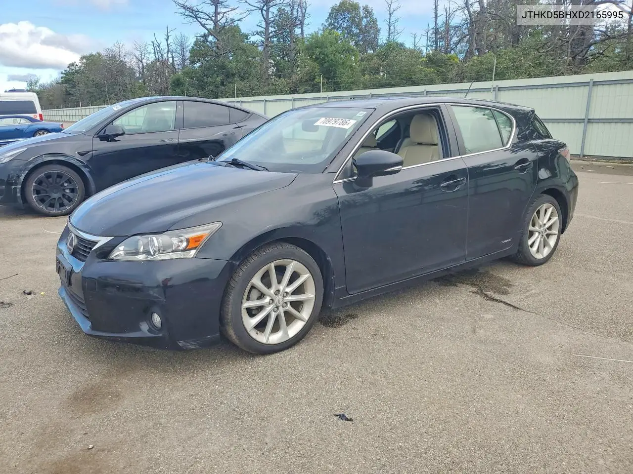 LEXUS CT 2013, VIN JTHKD5BHXD2165995