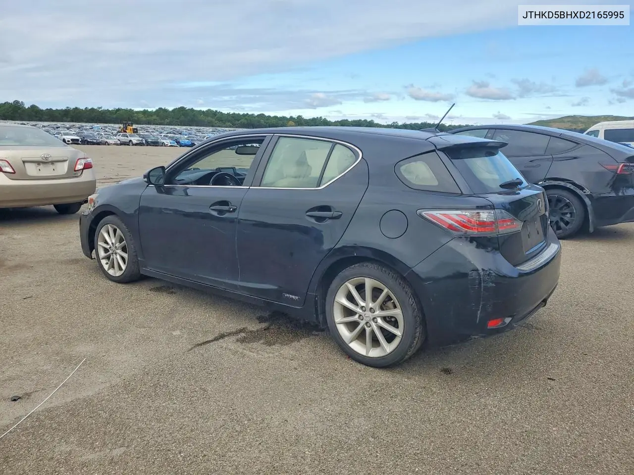 2013 LEXUS CT VIN JTHKD5BHXD2165995 — фото 2