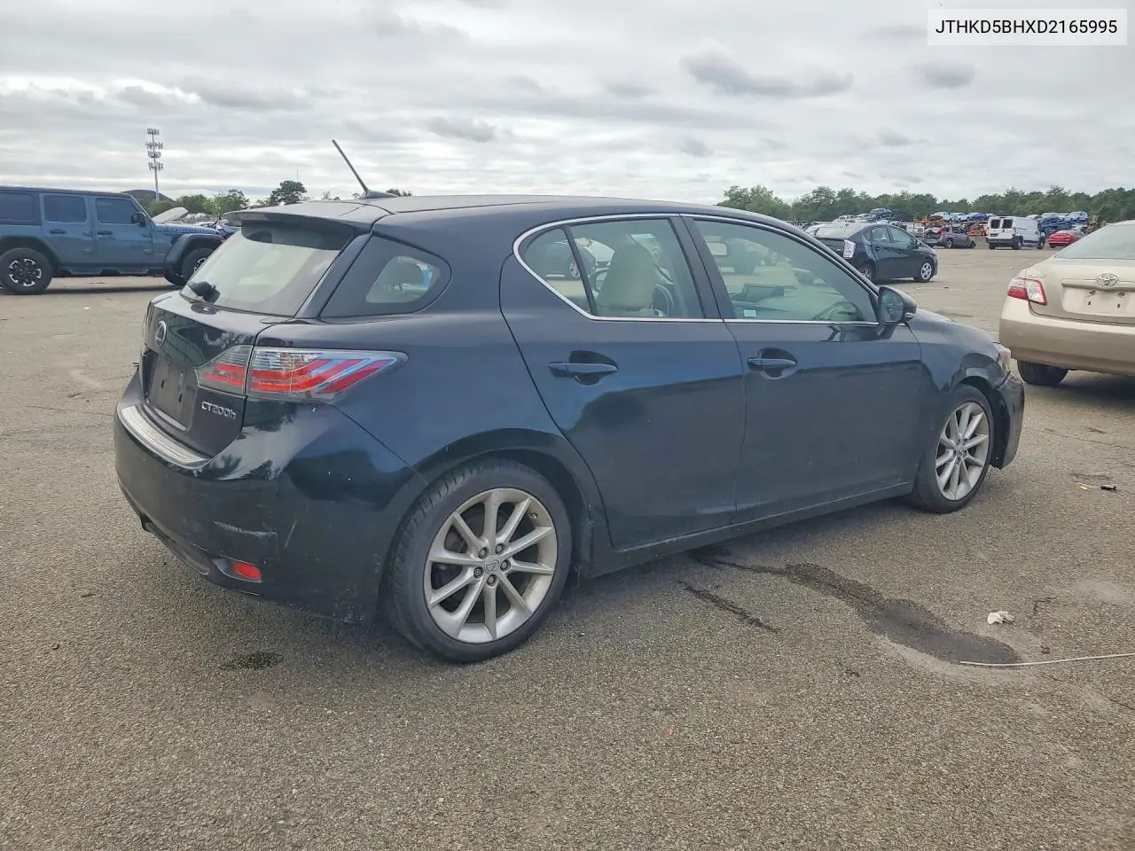 2013 LEXUS CT VIN JTHKD5BHXD2165995 — фото 3