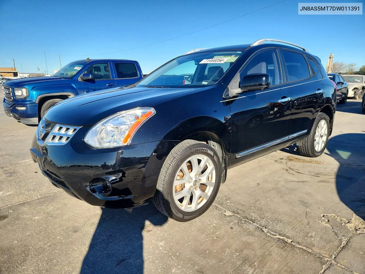 NISSAN ROGUE 2013, VIN JN8AS5MT7DW011391