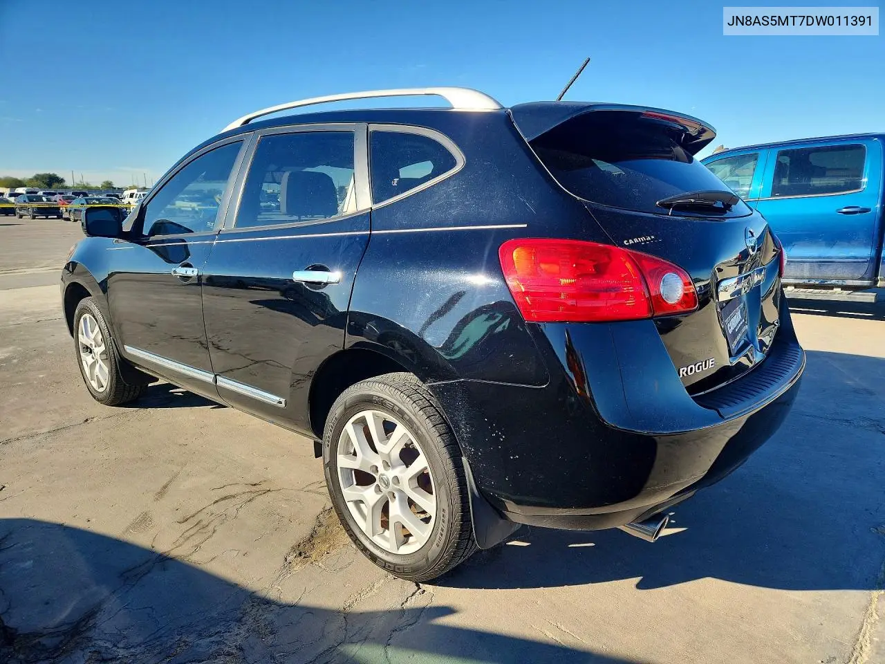 2013 NISSAN ROGUE VIN JN8AS5MT7DW011391 — фото 2