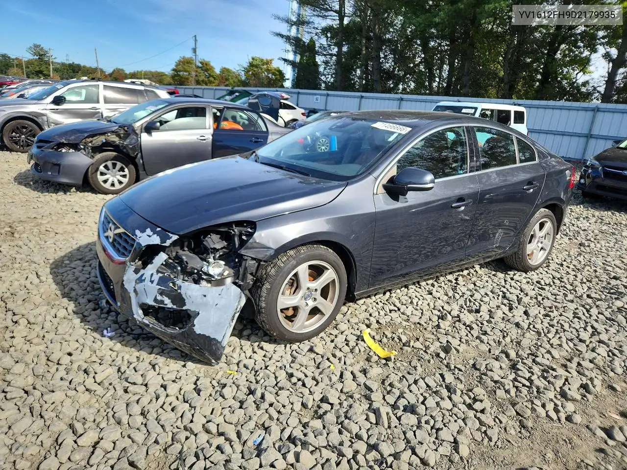 VOLVO S60 2013, VIN YV1612FH9D2179935