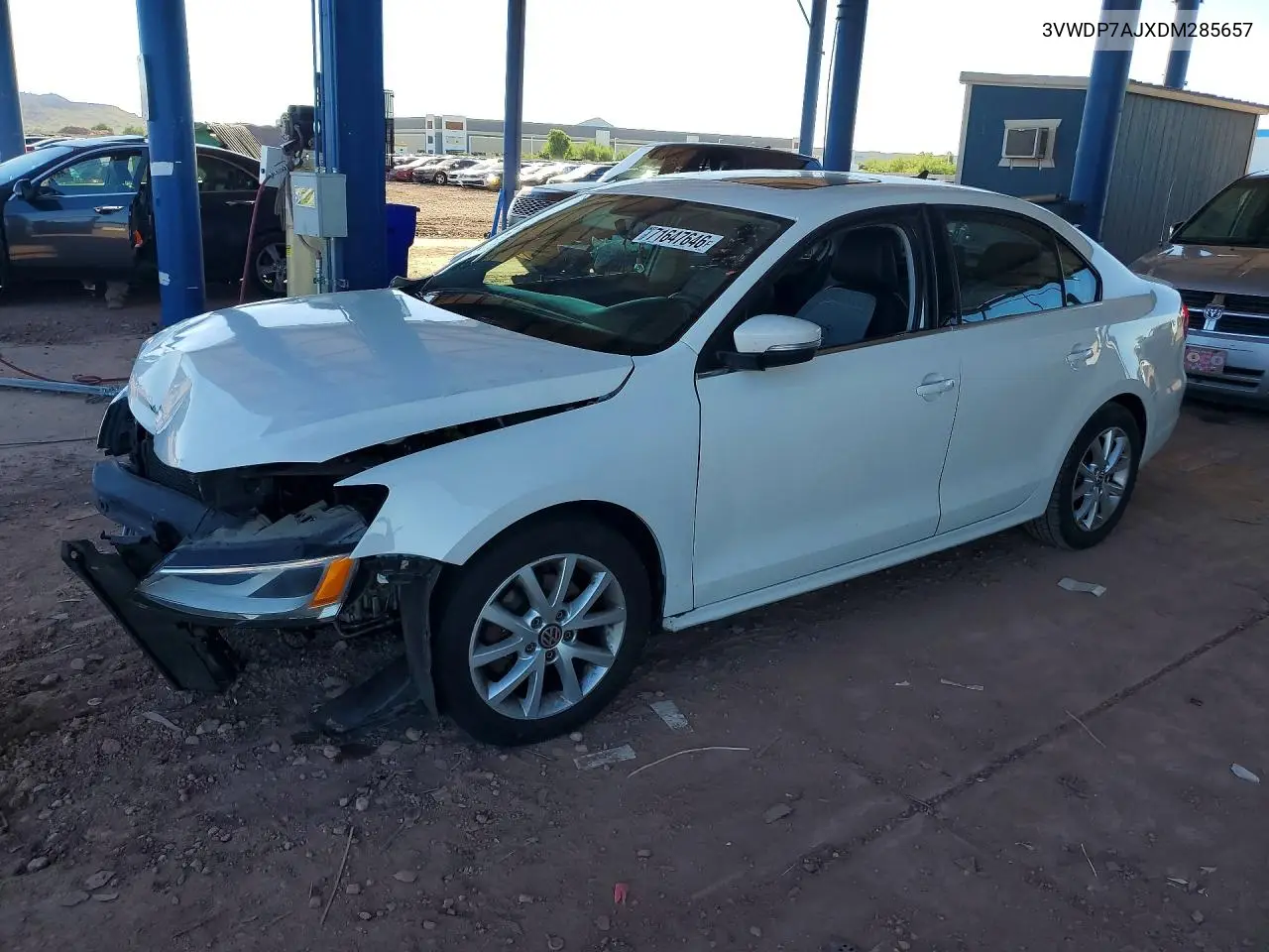 VOLKSWAGEN JETTA 2013, VIN 3VWDP7AJXDM285657