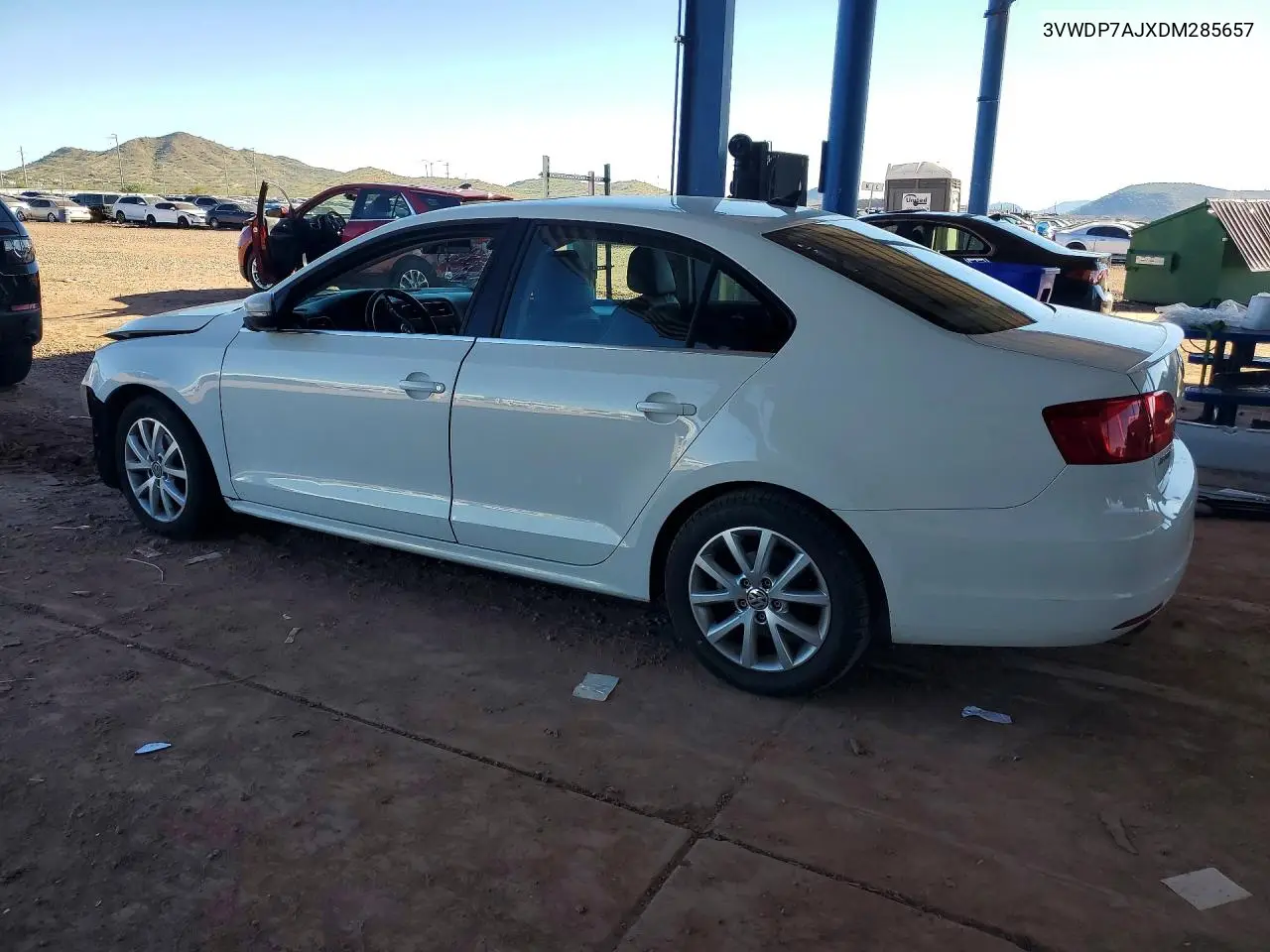 2013 VOLKSWAGEN JETTA VIN 3VWDP7AJXDM285657 — фото 2