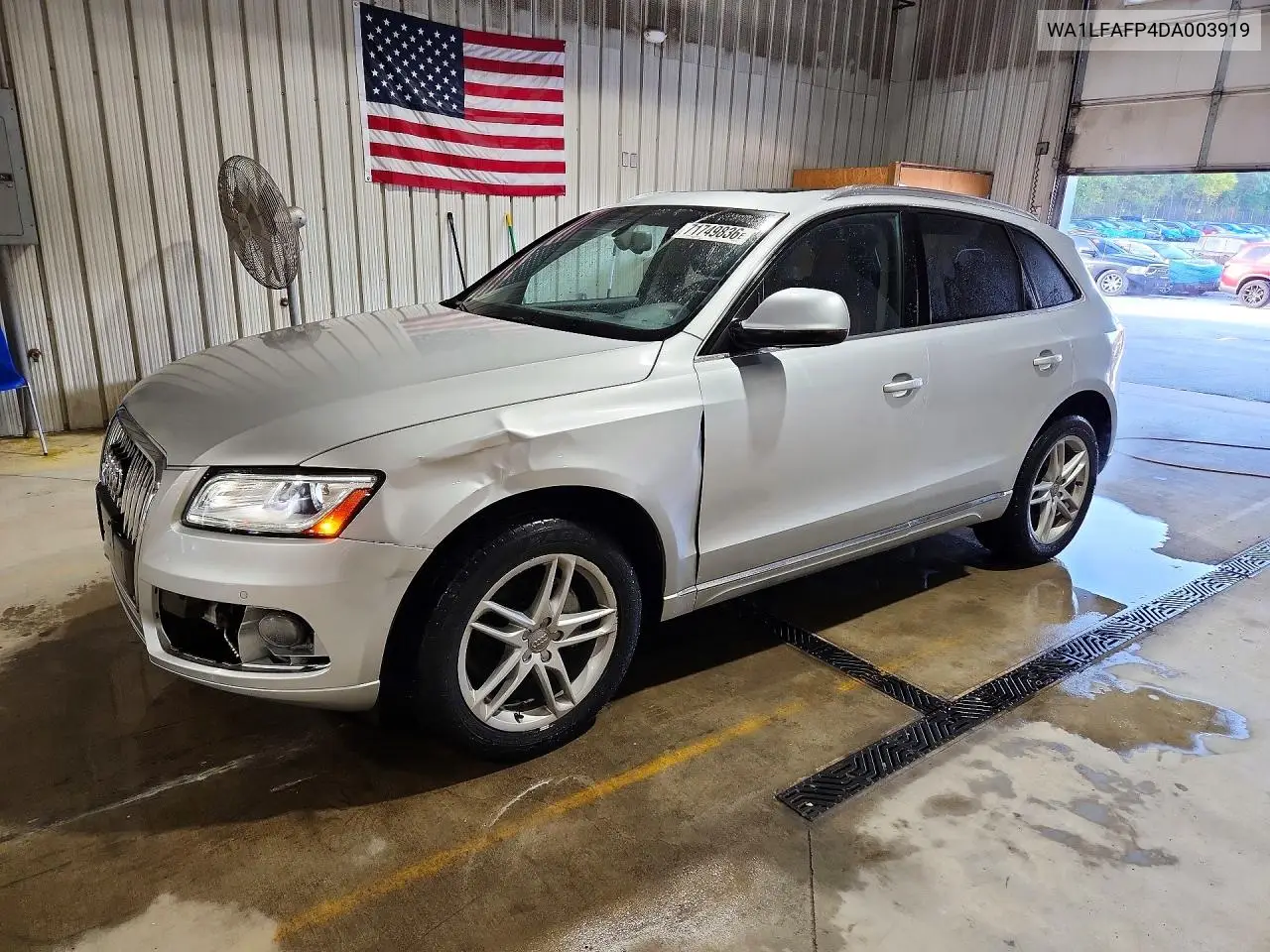 AUDI Q5 2013, VIN WA1LFAFP4DA003919