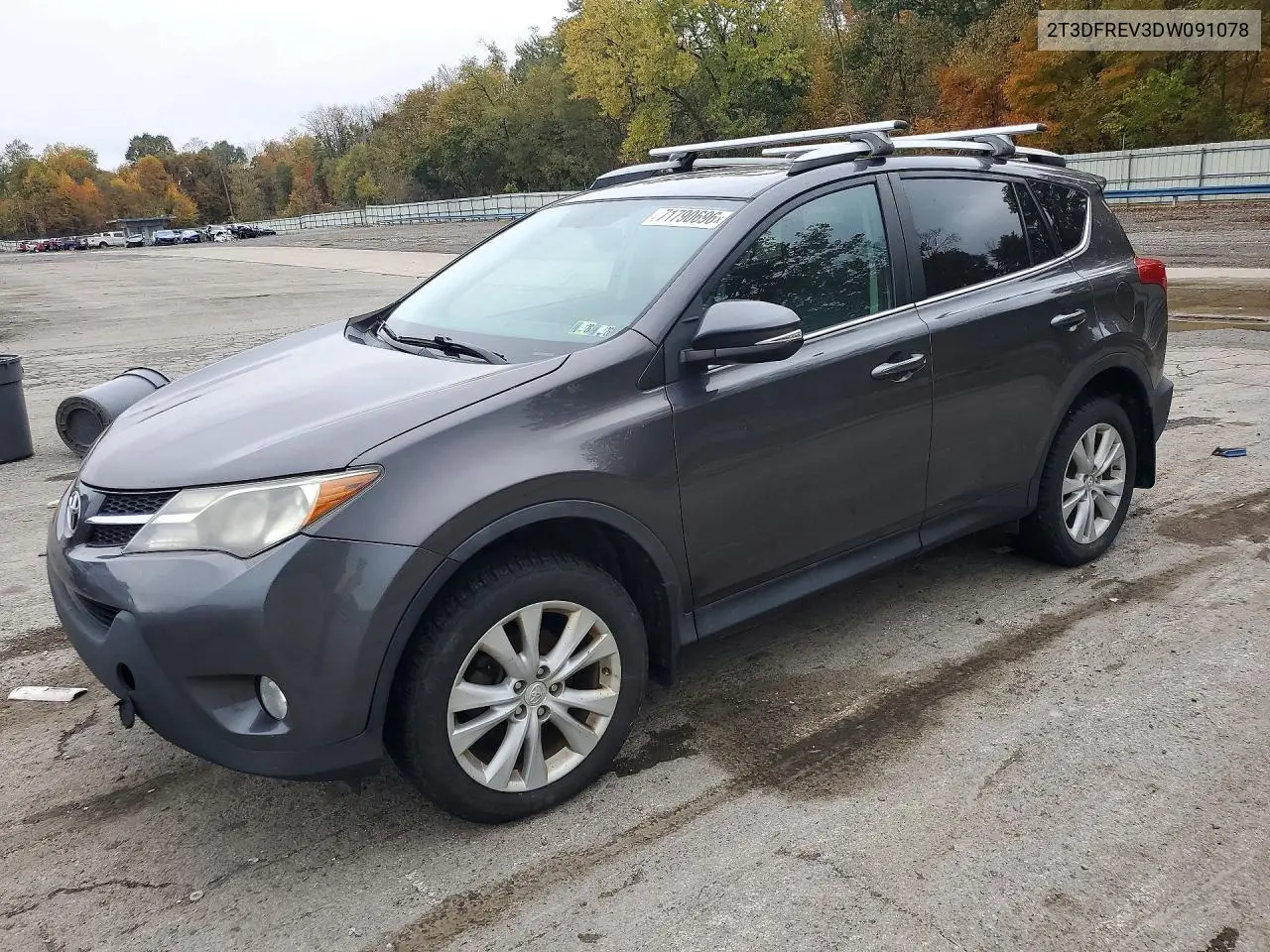 TOYOTA RAV 4 2013, VIN 2T3DFREV3DW091078
