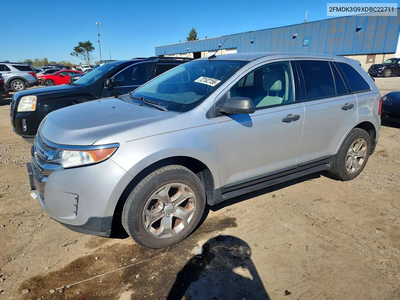 FORD EDGE 2013, VIN 2FMDK3G9XDBC22711