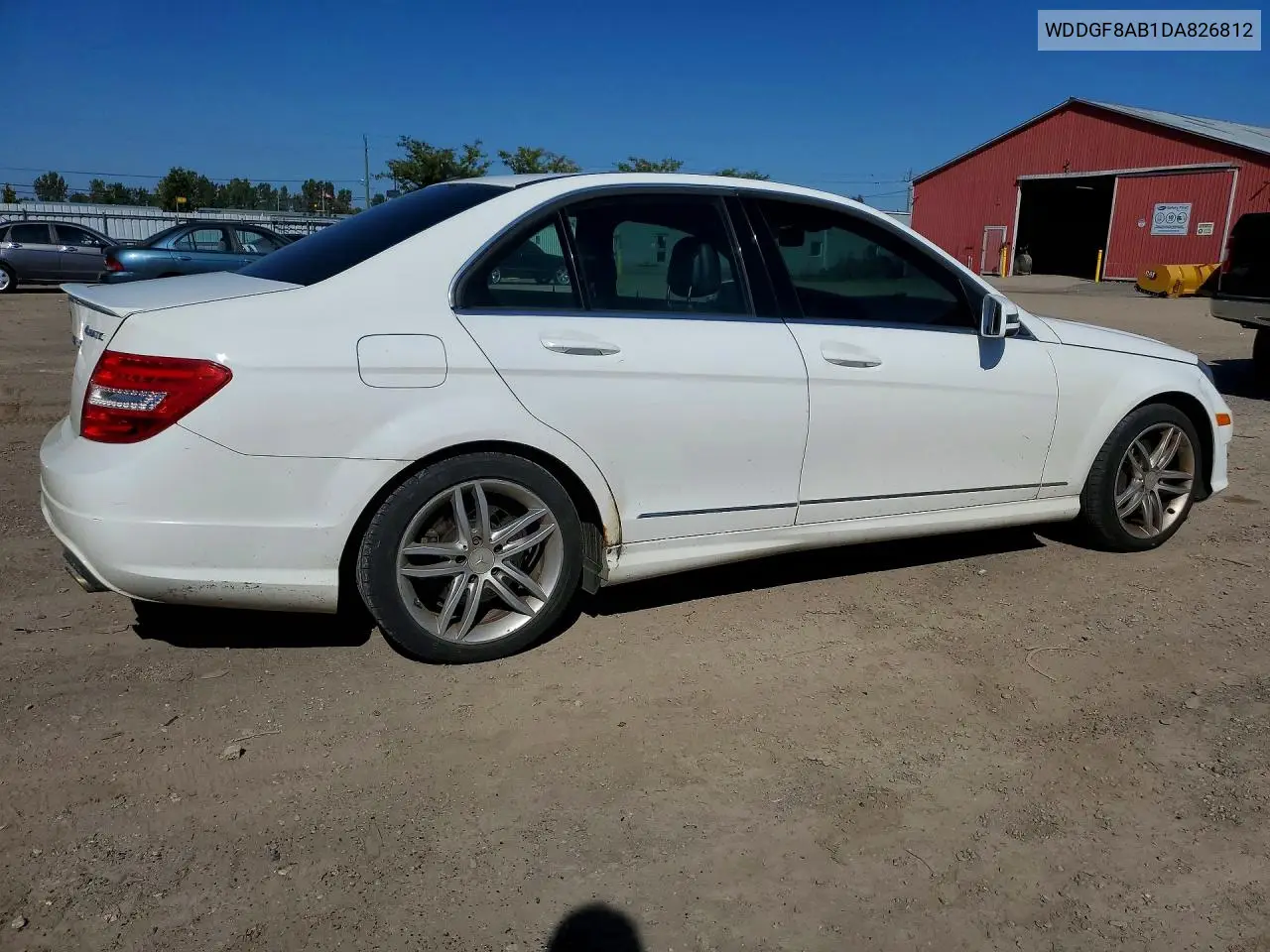 2013 MERCEDES C-KLASSE VIN WDDGF8AB1DA826812 — фото 3