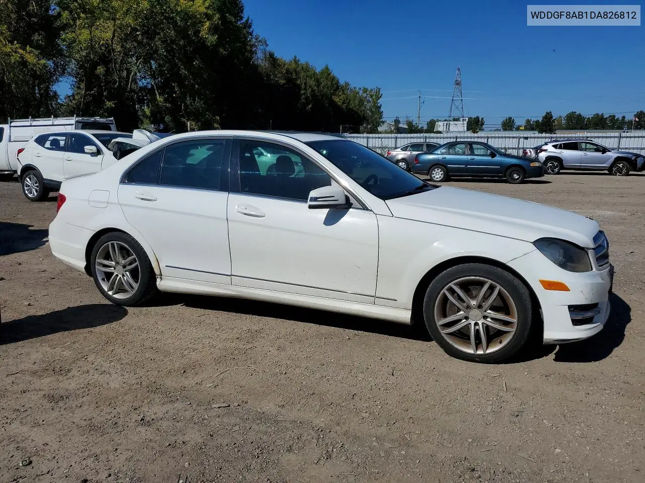 2013 MERCEDES C-KLASSE VIN WDDGF8AB1DA826812 — фото 4