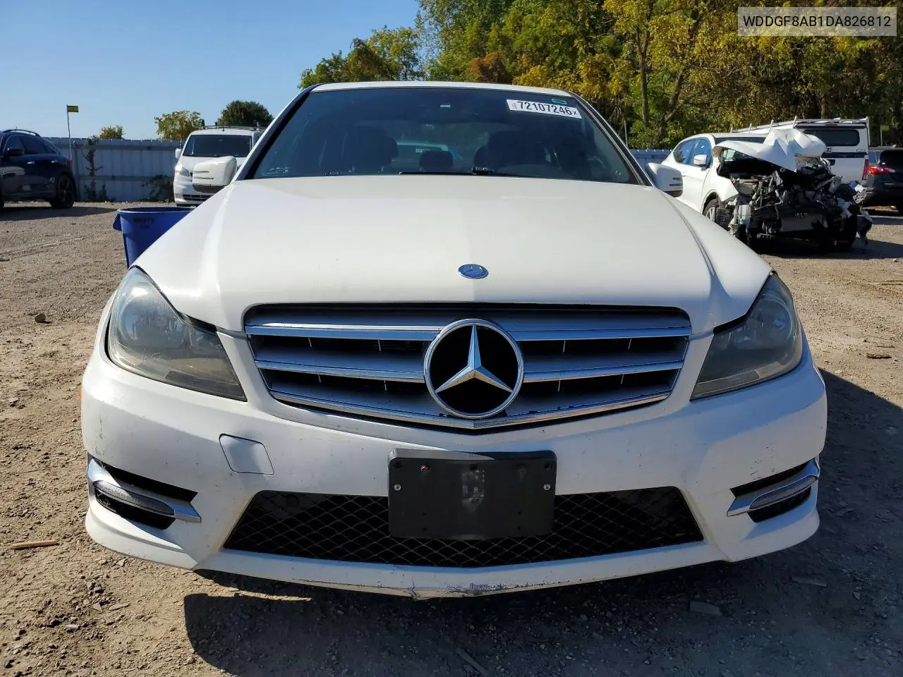 2013 MERCEDES C-KLASSE VIN WDDGF8AB1DA826812 — фото 5