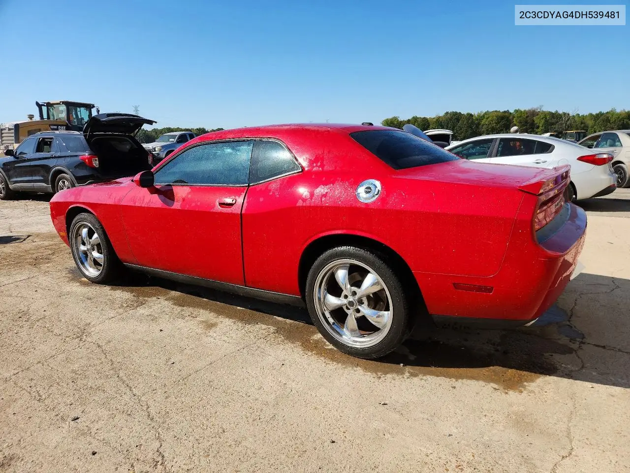 2013 DODGE CHALLENGER VIN 2C3CDYAG4DH539481 — фото 2