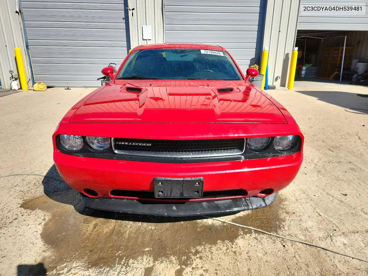2013 DODGE CHALLENGER VIN 2C3CDYAG4DH539481 — фото 5