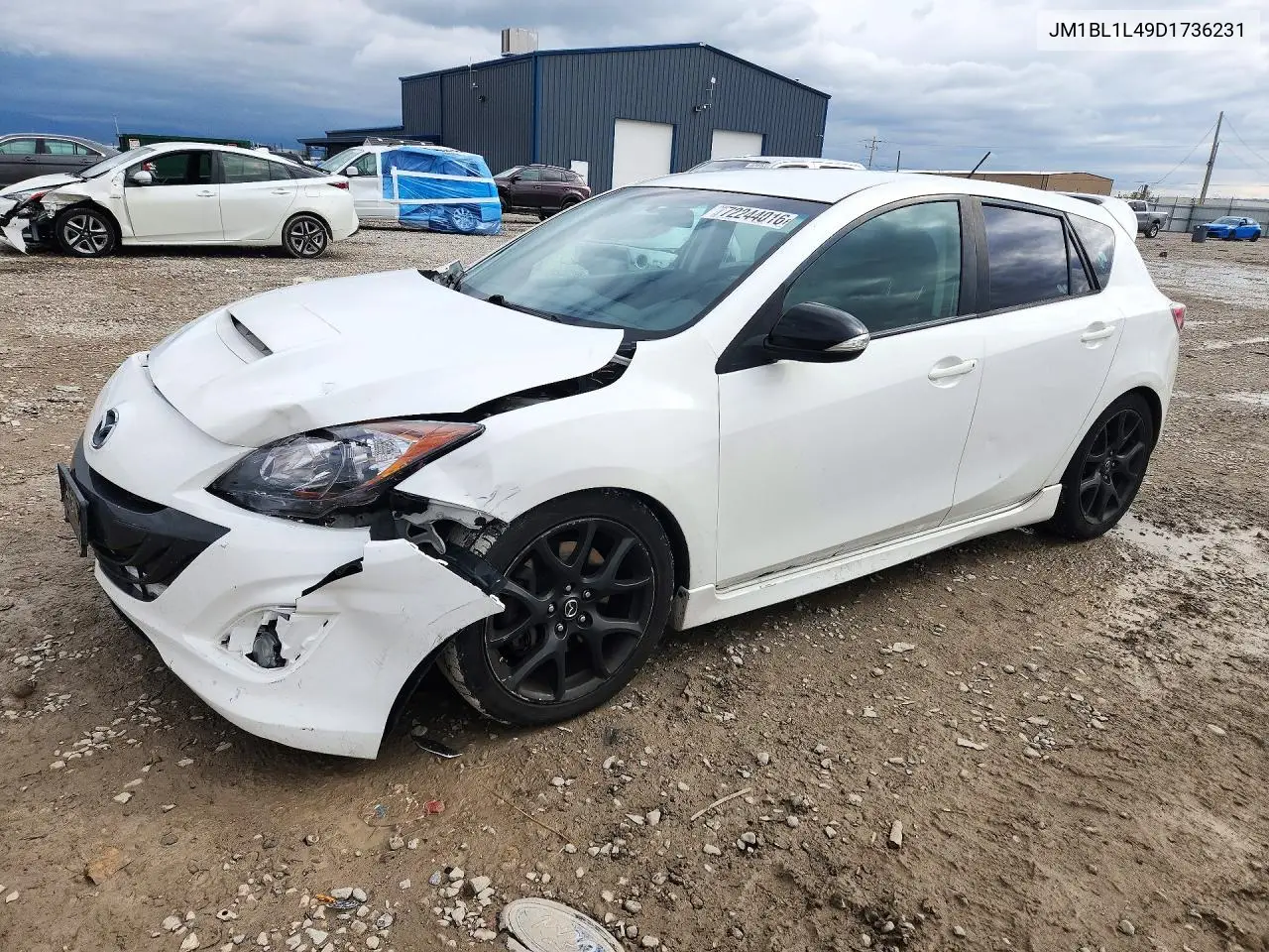 MAZDA 3 2013, VIN JM1BL1L49D1736231