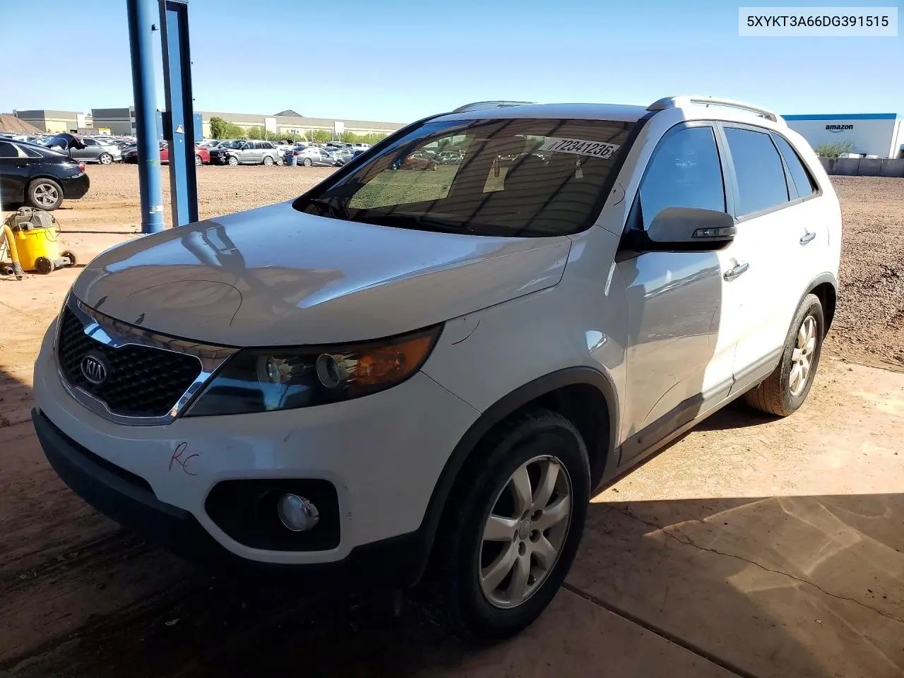 KIA SORENTO 2013, VIN 5XYKT3A66DG391515