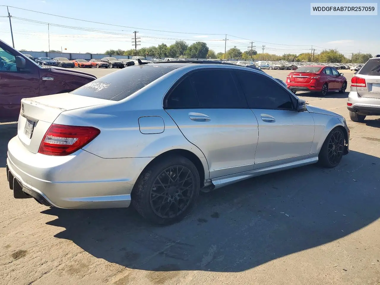 2013 MERCEDES C-KLASSE VIN WDDGF8AB7DR257059 — фото 3