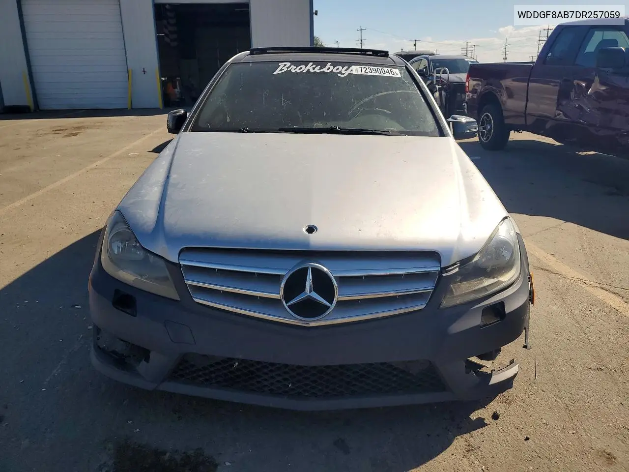 2013 MERCEDES C-KLASSE VIN WDDGF8AB7DR257059 — фото 5
