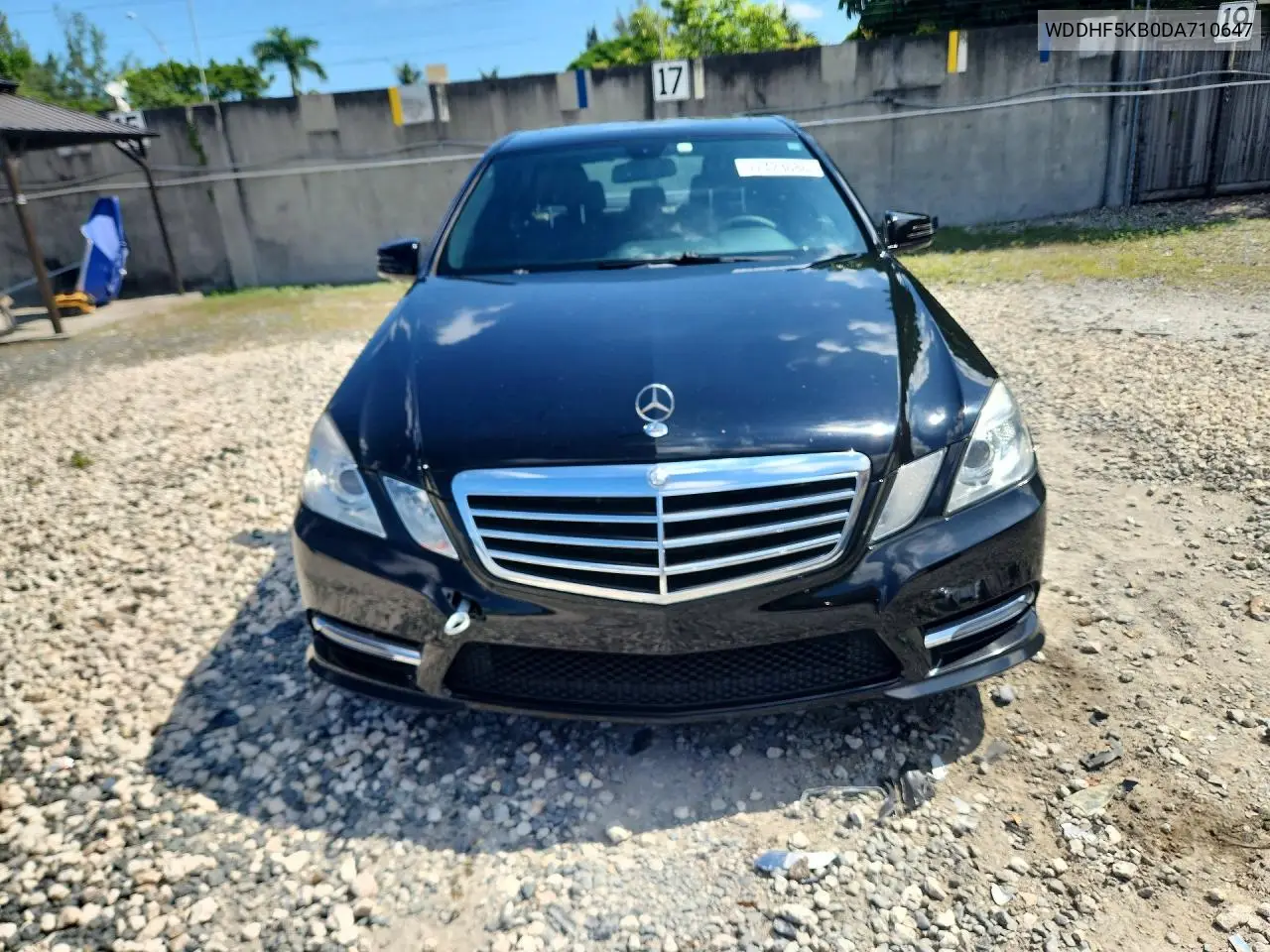 2013 MERCEDES E-KLASSE VIN WDDHF5KB0DA710647 — фото 5