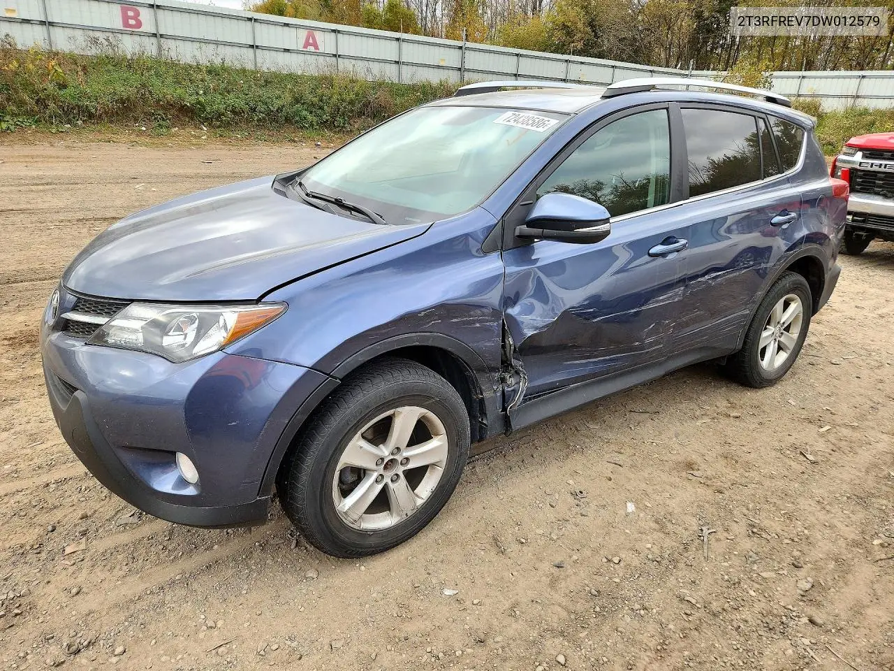 TOYOTA RAV 4 2013, VIN 2T3RFREV7DW012579