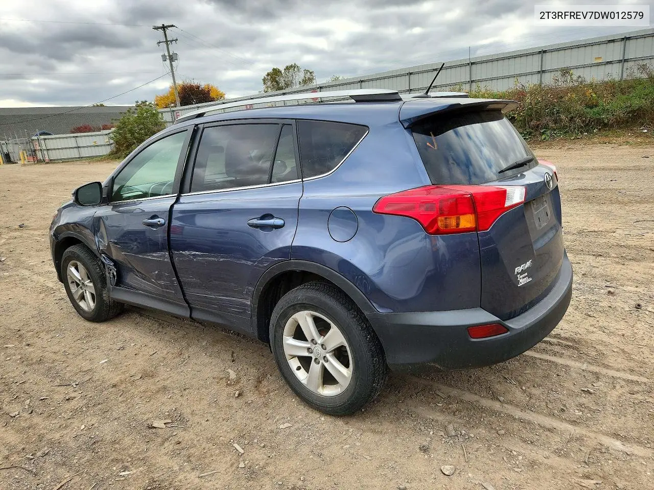 2013 TOYOTA RAV 4 VIN 2T3RFREV7DW012579 — фото 2