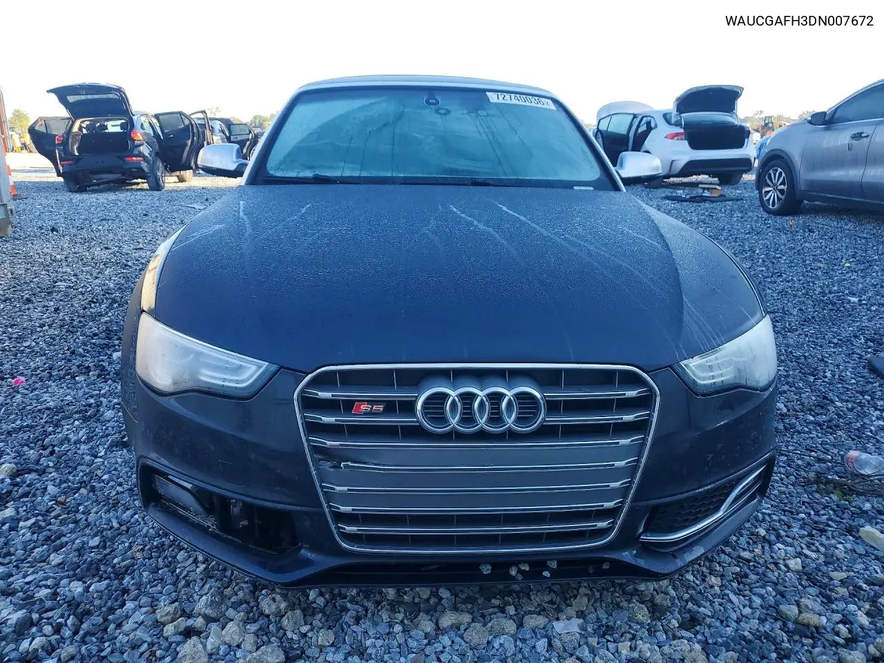 2013 AUDI S5 VIN WAUCGAFH3DN007672 — фото 5