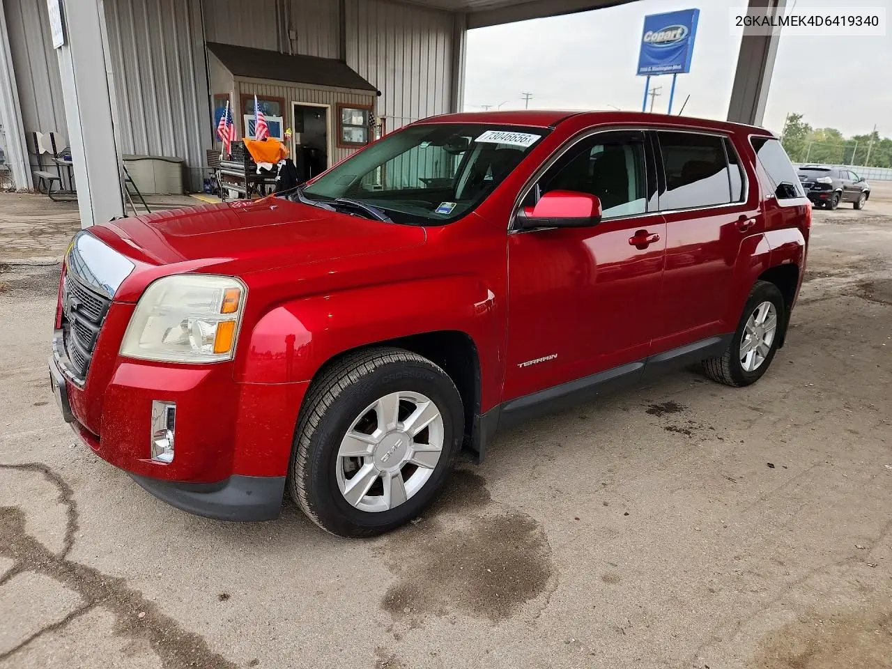 GMC TERRAIN 2013, VIN 2GKALMEK4D6419340