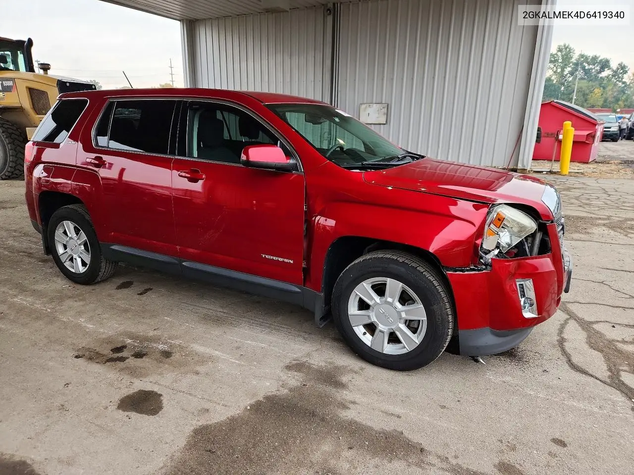 2013 GMC TERRAIN VIN 2GKALMEK4D6419340 — фото 4