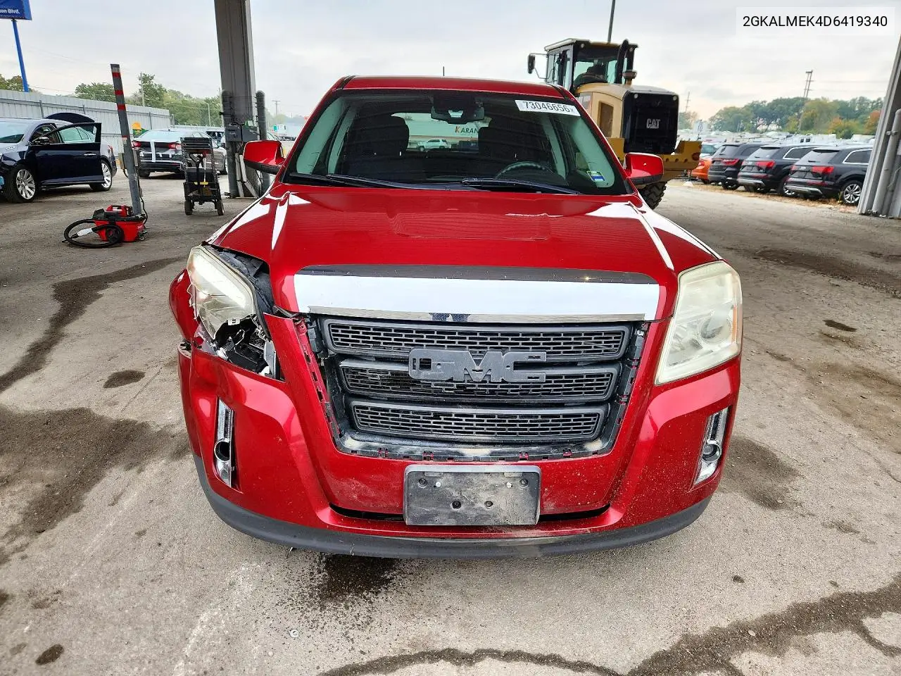 2013 GMC TERRAIN VIN 2GKALMEK4D6419340 — фото 5