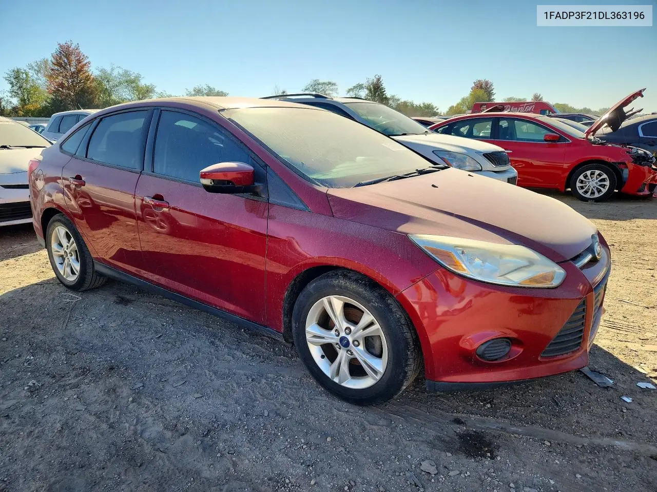 2013 FORD FOCUS VIN 1FADP3F21DL363196 — фото 4