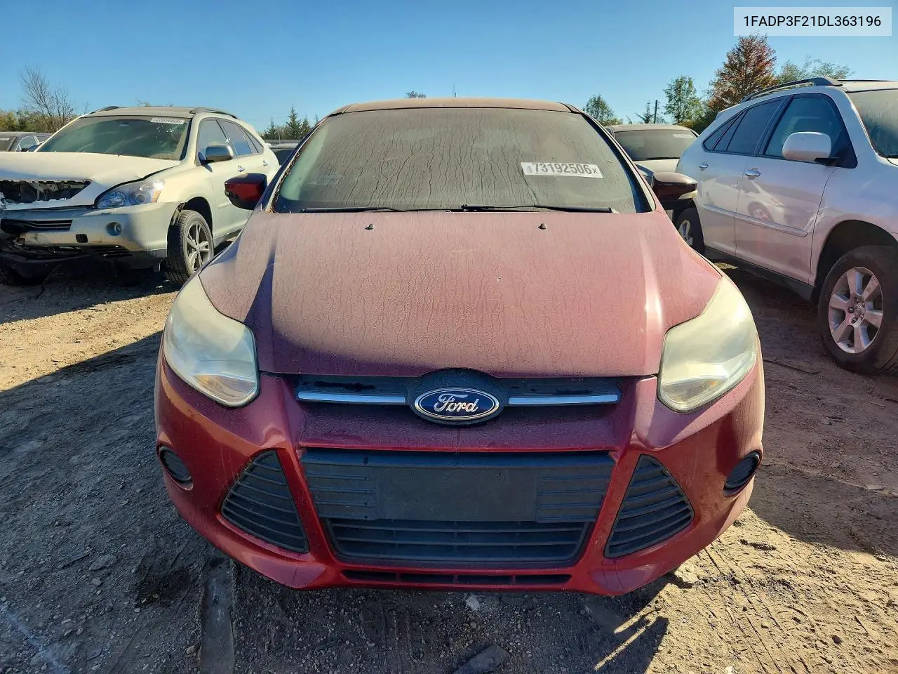2013 FORD FOCUS VIN 1FADP3F21DL363196 — фото 5