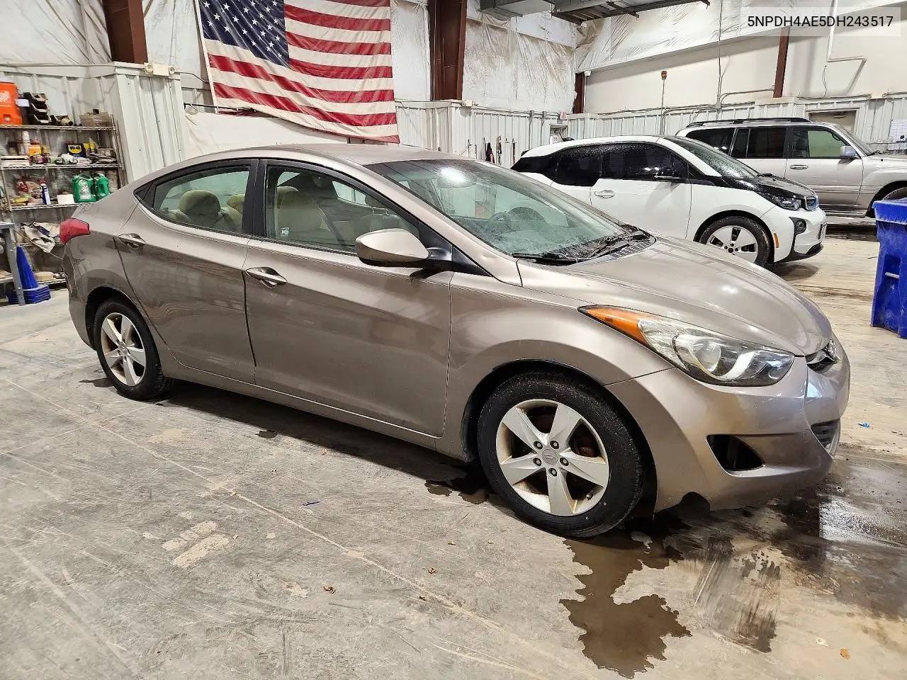 2013 HYUNDAI ELANTRA VIN 5NPDH4AE5DH243517 — фото 4