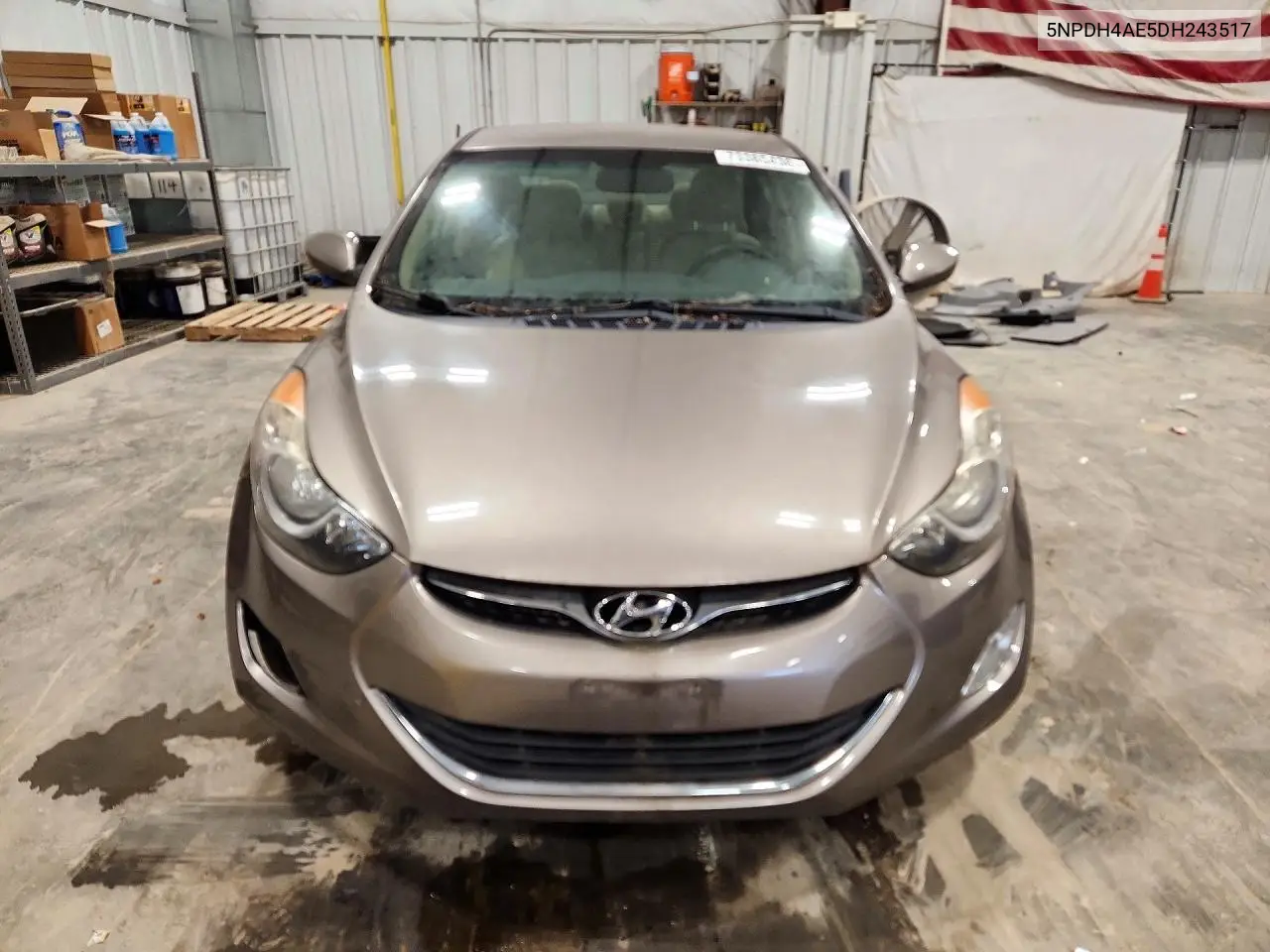 2013 HYUNDAI ELANTRA VIN 5NPDH4AE5DH243517 — фото 5