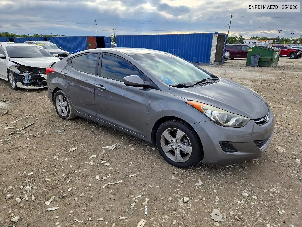 2013 HYUNDAI ELANTRA VIN 5NPDH4AE7DH254826 — фото 4