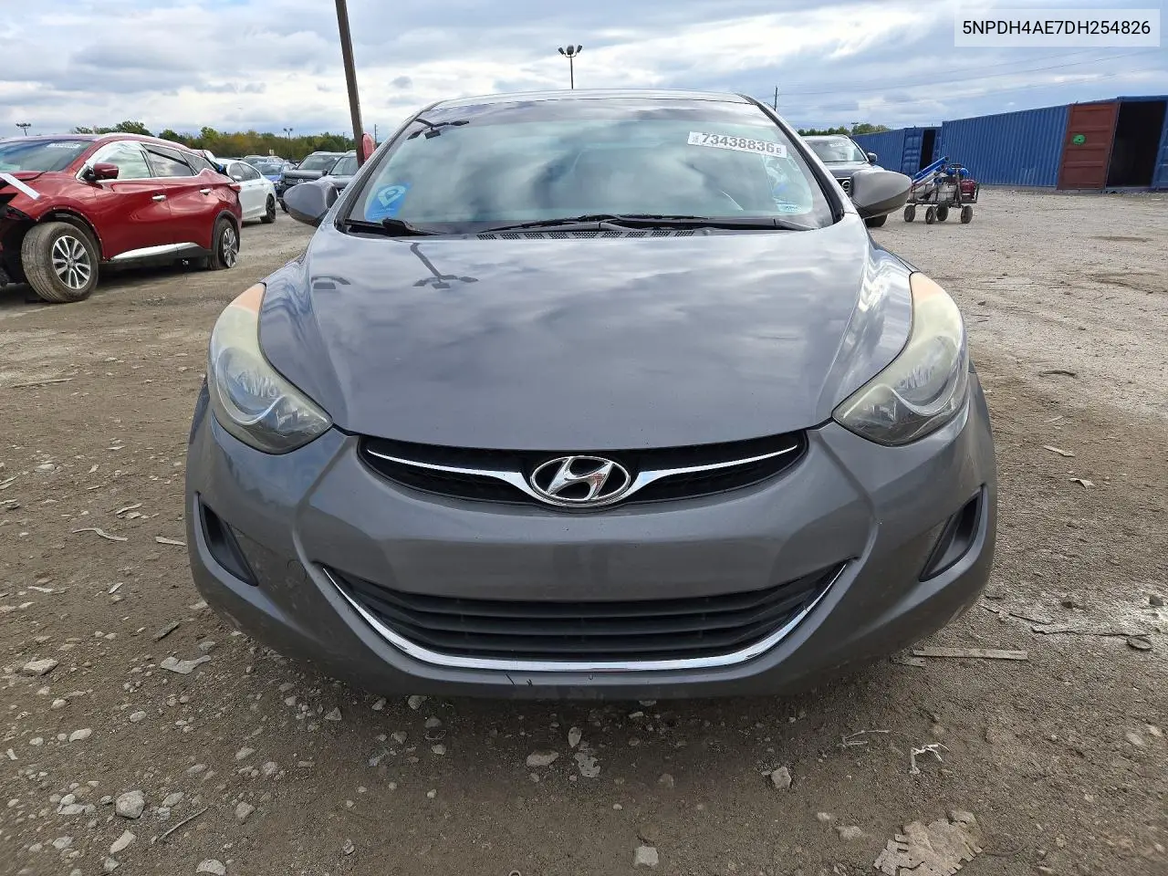 2013 HYUNDAI ELANTRA VIN 5NPDH4AE7DH254826 — фото 5